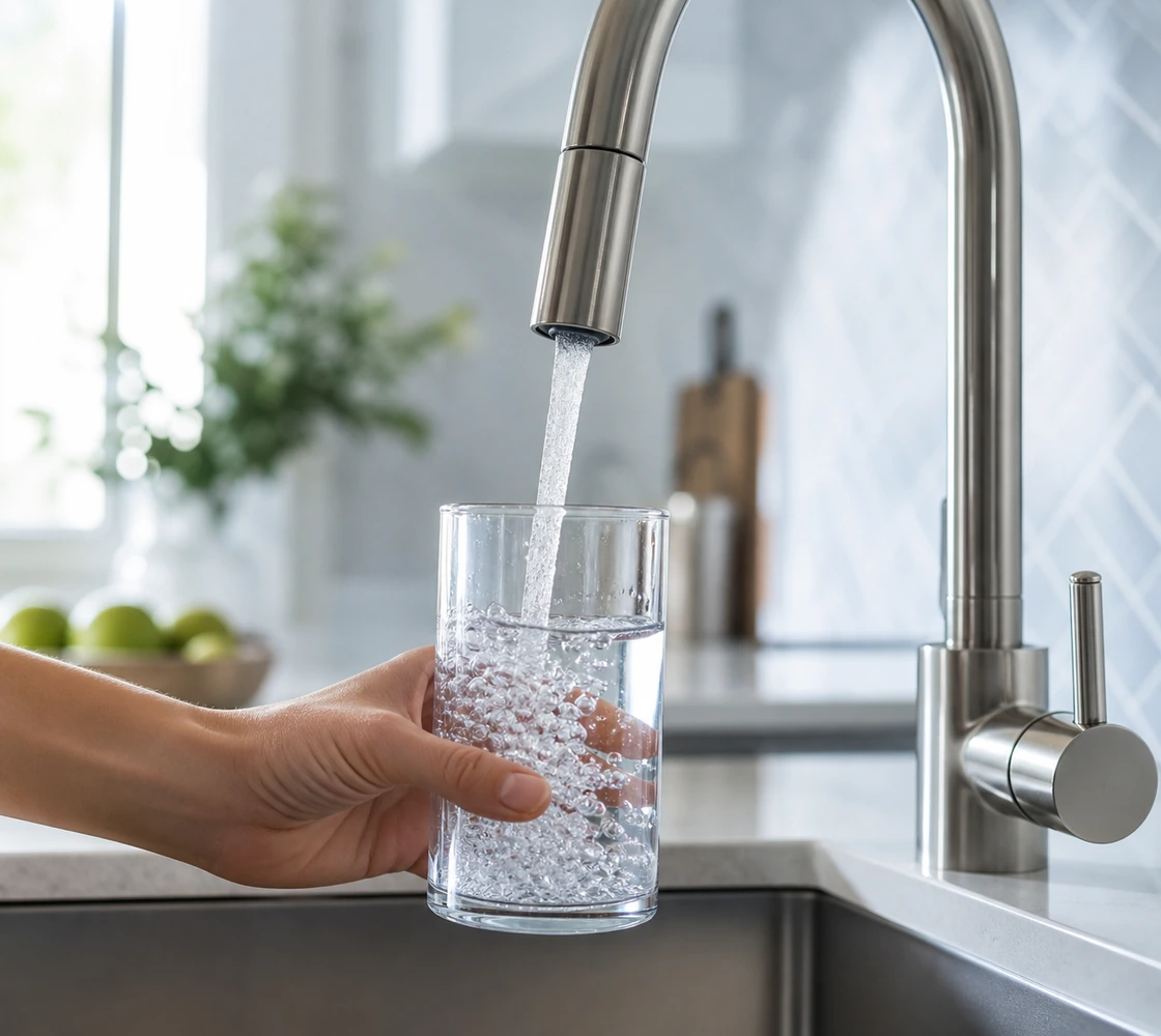 Водопроводная вода на современной кухне